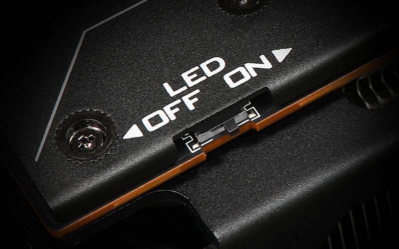 VGA LED On/Off Switch